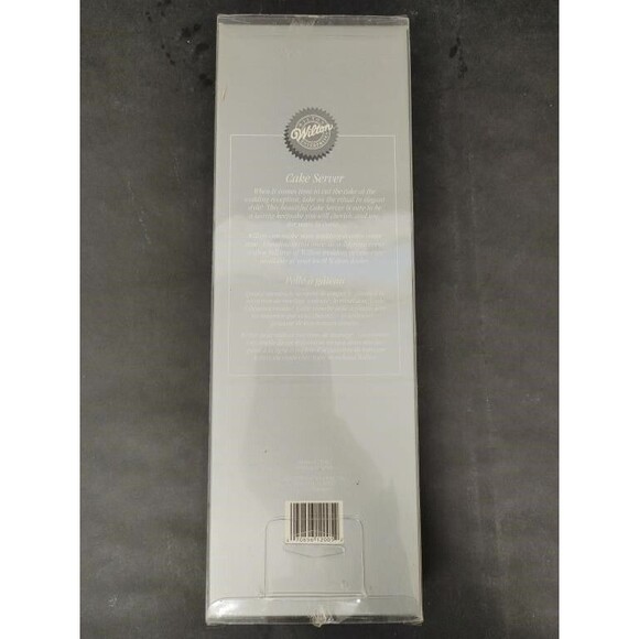 VTG Wilton Silver Plated Cake Server w/Ornate Design On Blade & Handle 12" L NIB - Picture 2 of 8